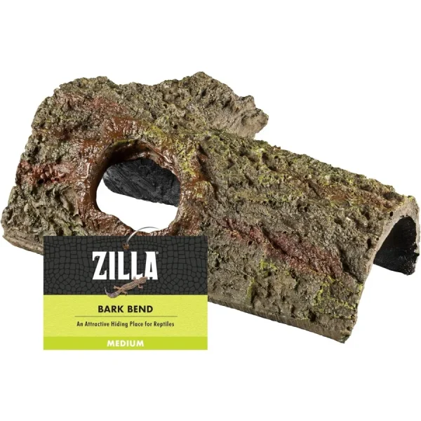 Medium Bark Bend – Habitat Decor for Reptile Enclosures
