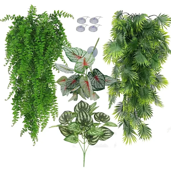 Realistic Artificial Plants for Reptile Terrariums